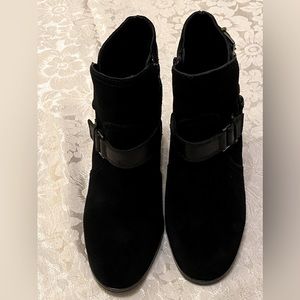 Women’s Gianni Bini Black Suede Ankle Boots